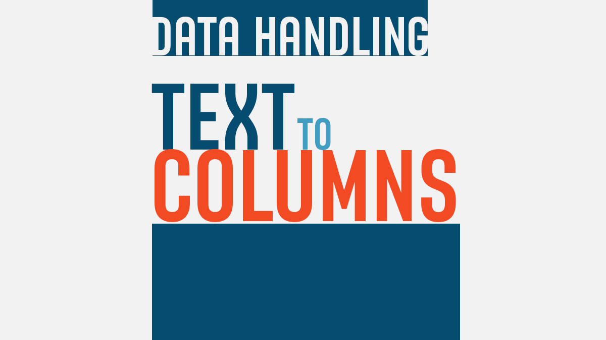 Text to Columns – ข้อความเป็นคอลัมน์แค่ 3 สเต็ป￼
