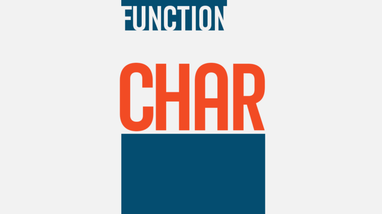 CHAR Function - Def Excel