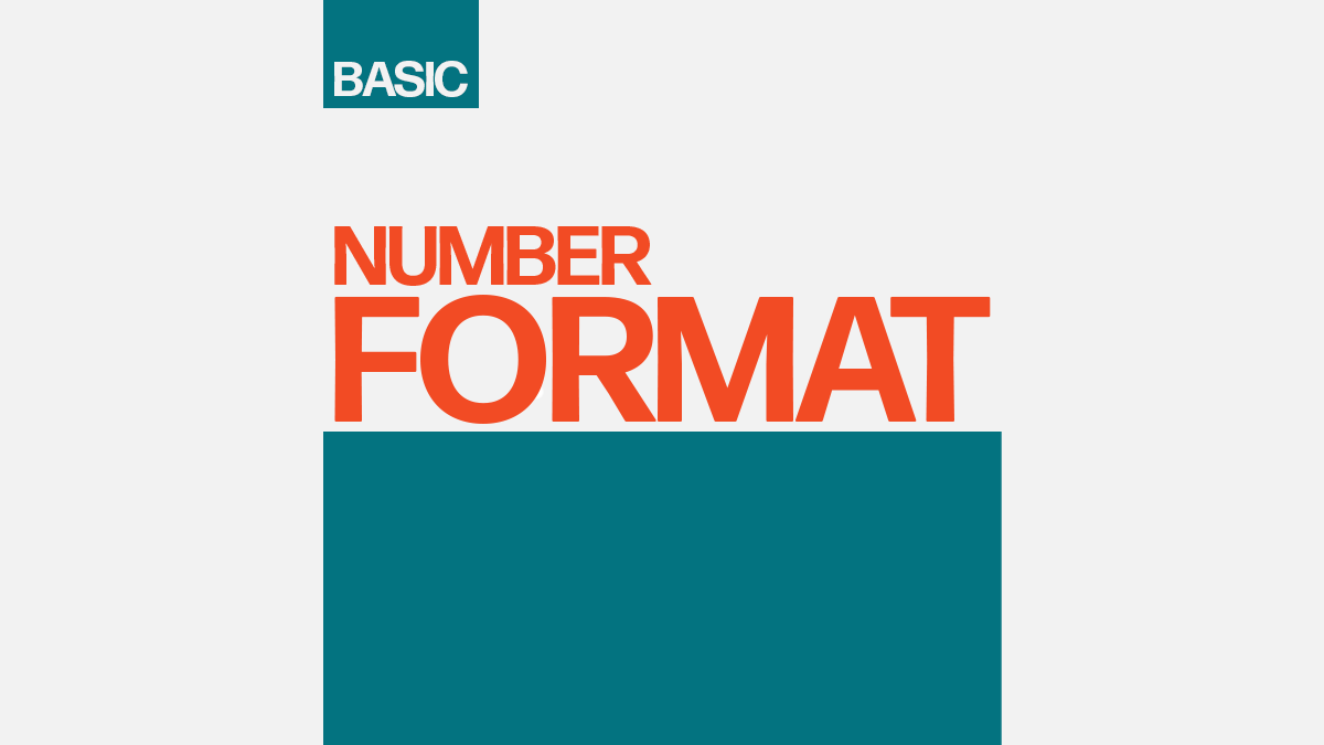 Custom Number Formats – กำหนดการแสดงตัวเลข 